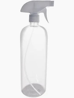 500ml Clear PET round bottle - Trigger spray